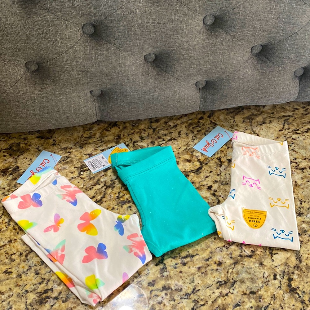 NWT Cat & Jack girls leggings ✨